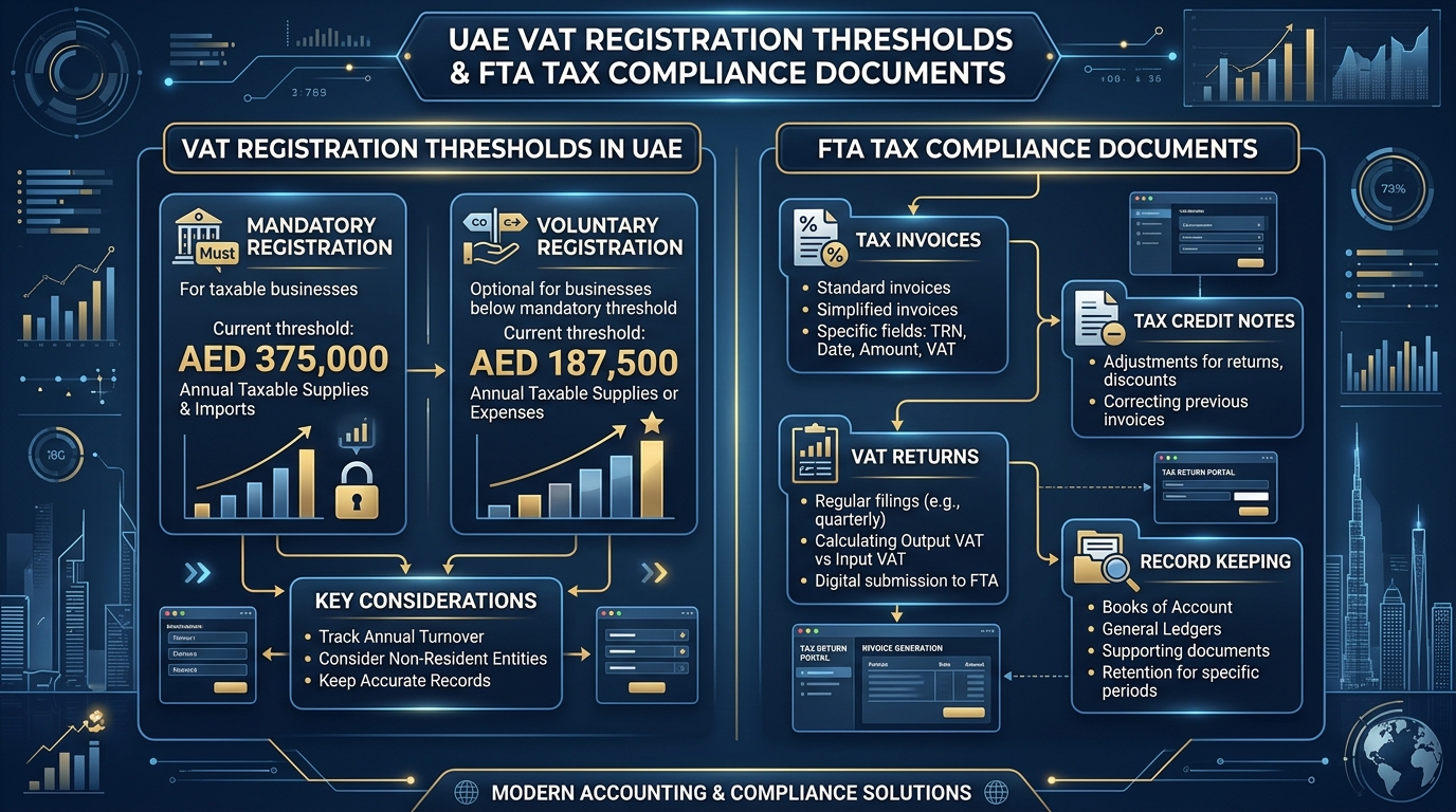 UAE VAT Registration Thresholds and Compliance Guide 2026